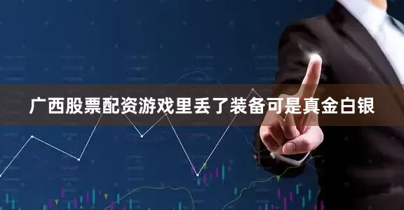 广西股票配资游戏里丢了装备可是真金白银